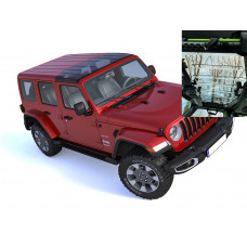 Прозрачная панель крыши Clearlidz CL300 Jeep Wrangler JL и Gladiator JT