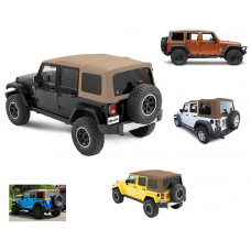 Крыша Bestop Supertop NX материал Twill цвет Oak (песочный) арт. 54823-71 07-2017 Jeep Wrangler JK Unlimited