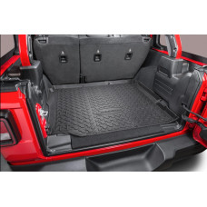 Коврик резиновый в багажник Quadratec арт. 14255-0521 (14255-0550) Салон ткань без саба 18-25 Jeep Wrangler JL Unlimited