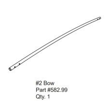  Дуга мягкой крыши Bestop арт. 582.99 Service Part Bow Assembly для крыши 54925, 54725, 54724 для Jeep Wrangler JL 4 дв.