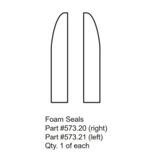 Набор уплотнителей мягкой крыши Bestop арт. 573.20 и арт. 573.21 для крыши 54725-17 для Jeep Wrangler JL 4 дв.