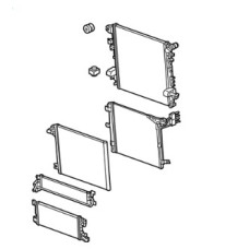 Модуль охлаждения Mopar арт. 68541835AA для 18-26 Jeep Wrangler JL